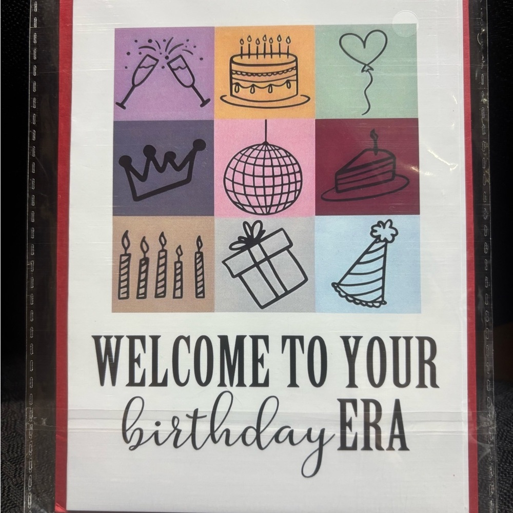Welcome To Your Birthday Era! TS Inspired Birthday Card